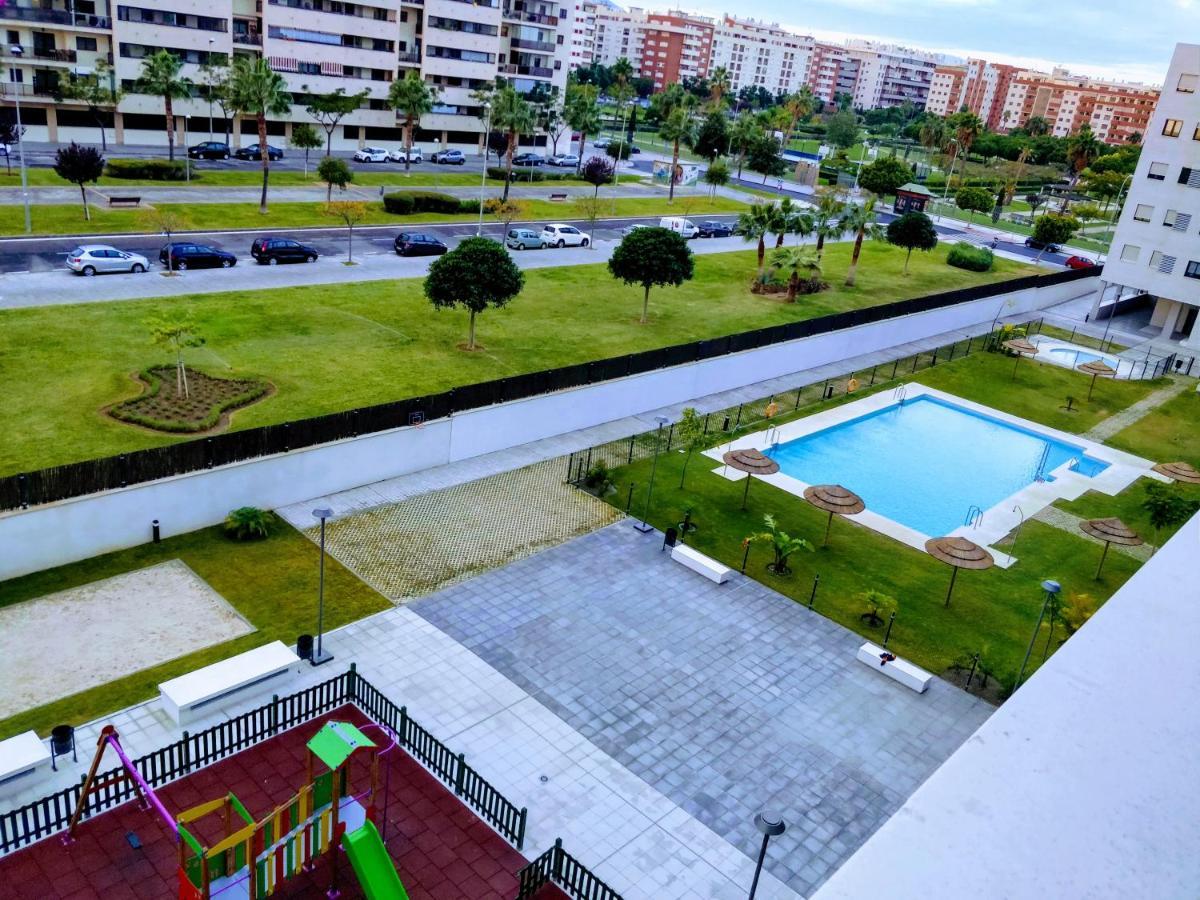 Апартаменти Atico Con Piscina Y Vistas Al Mar Habitat Litoral Малага Екстер'єр фото